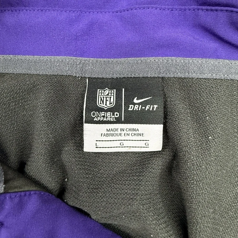 Minnesota Vikings‎ Nike NFL On Field Dri-Fit Polo Men's Black/Gray Large